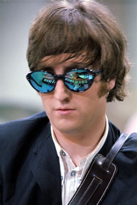 john lennon wearing glasses.